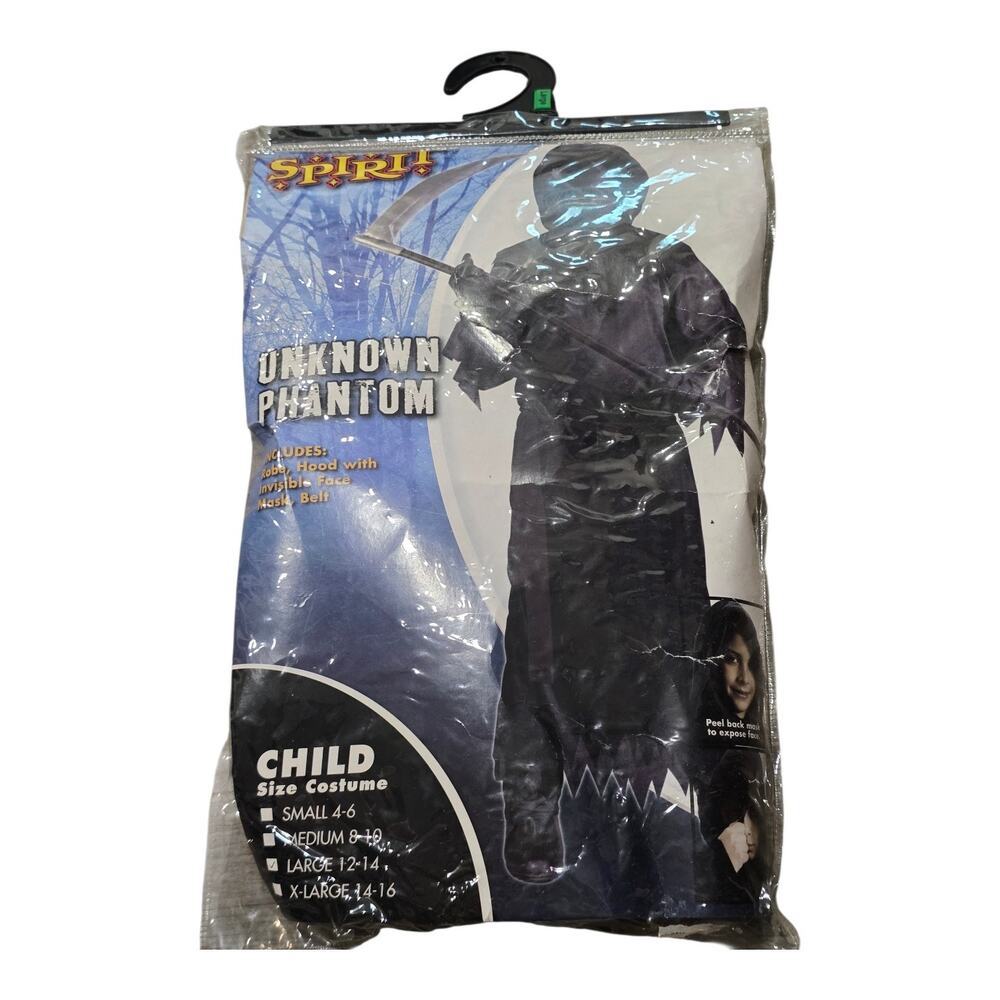 Spirit Halloween Unknown Phantom Kid's Halloween Costume Grim Reaper Death